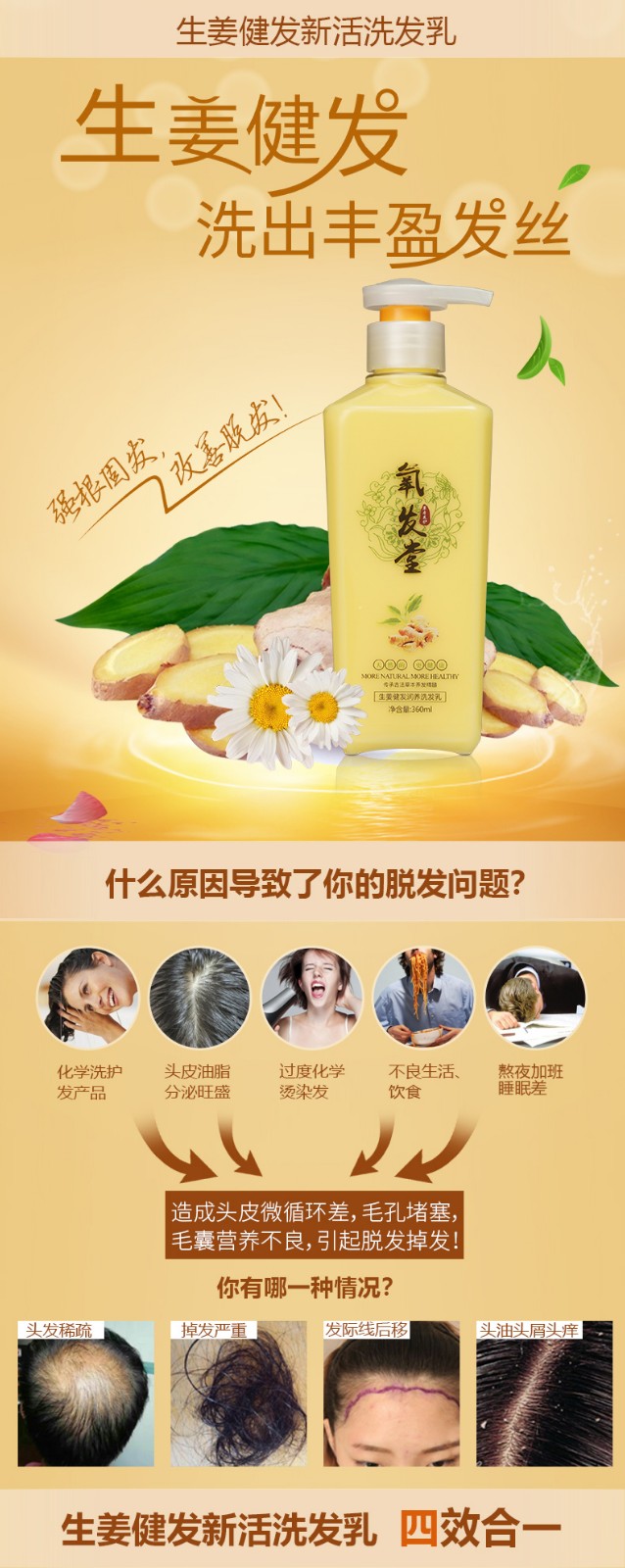 生姜洗發(fā)